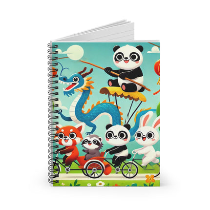 The Rolling Along Together Spiral Notebook – Ruled Line