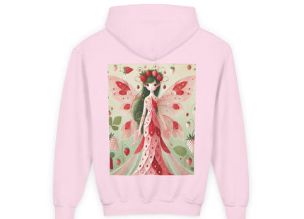 Strawberry Fairy Delight Youth Heavy Blend Hooded Sweatshirt