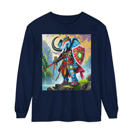 Cyberpunk Elephant Long Sleeve T-Shirt