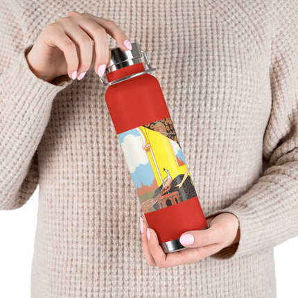 Glimpses of Opulence by Ezio Anichini Copper Vacuum Insulated Bottle, 22oz