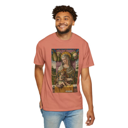 Madonna and Child by Carlo Crivelli Unisex Garment-Dyed T-shirt