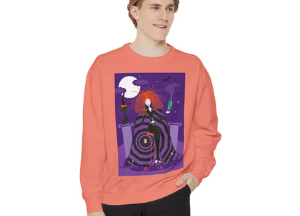Mystic Elegance Unisex Garment-Dyed Sweatshirt