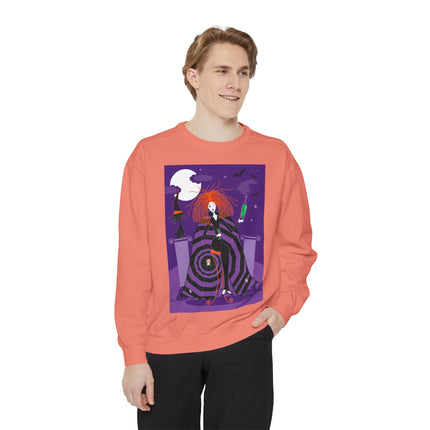 Mystic Elegance Unisex Garment-Dyed Sweatshirt