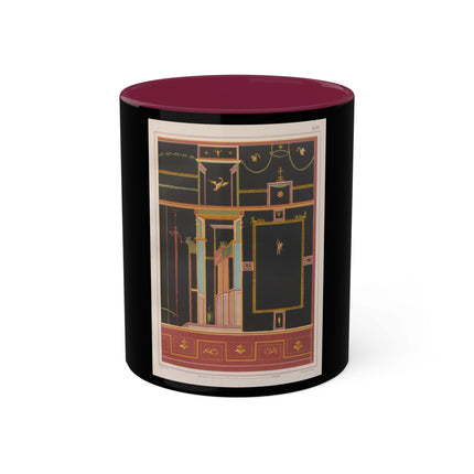 Pompeii Walls Pl.04 by Victor Steeger Colorful Mugs, 11oz