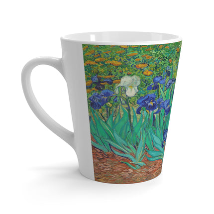 Irises by Vincent Van Gogh Latte Mug