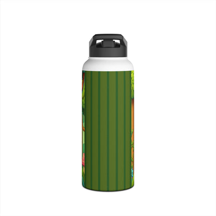 Stealthy Stripes Stainless Steel Water Bottle, Standard Lid