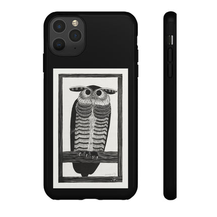 Horned Owl by Samuel Jessurun de Mesquita Phone Cases