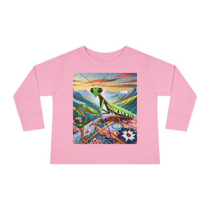 The Joyful Mantis Toddler Long Sleeve Tee