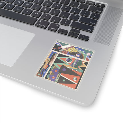 Collection decors et couleurs Pl.03 by Georges Valmiers Kiss-Cut Stickers (4 Sizes)