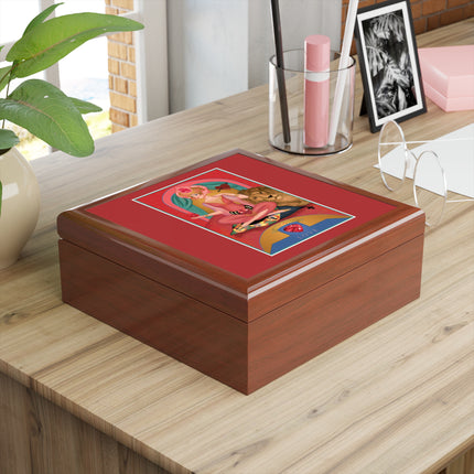 July & Ruby (from the Gem Series) by Sofia Chiostri Jewelry Box