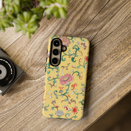 Flower Illustration by Owen Jones Phone Cases