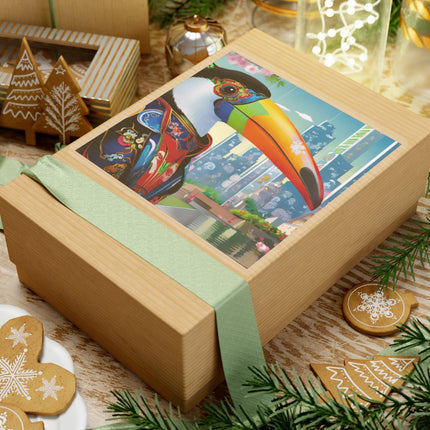 Cyber Toucan Chic Kiss-Cut Stickers (4 Sizes)