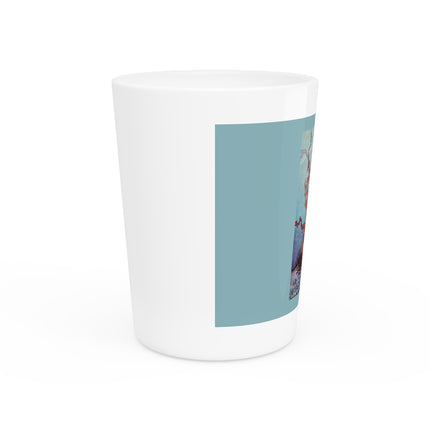 Beautiful Shells by Virginia Frances Sterrett Ceramic Shot Glass