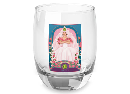 August & Peridot (from the Gem Series) by Sofia Chiostri Whiskey Glass