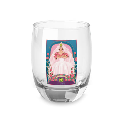 August & Peridot (from the Gem Series) by Sofia Chiostri Whiskey Glass