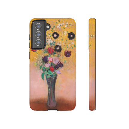 Vase of Flowers by Odilon Redon Phone Cases