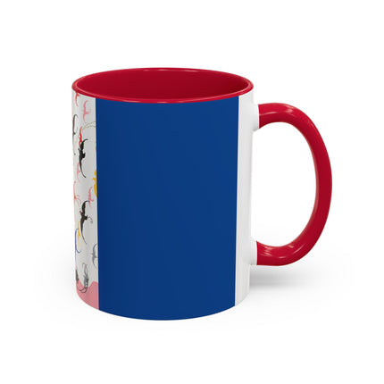 Flight of the Songbirds Colorful Mugs – Theatrical Whimsy & Colorful Harmony