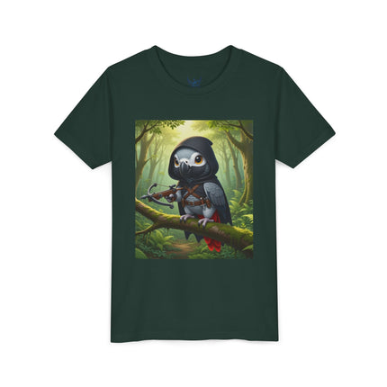 The African Grey Sentinel Youth Short Sleeve Tee