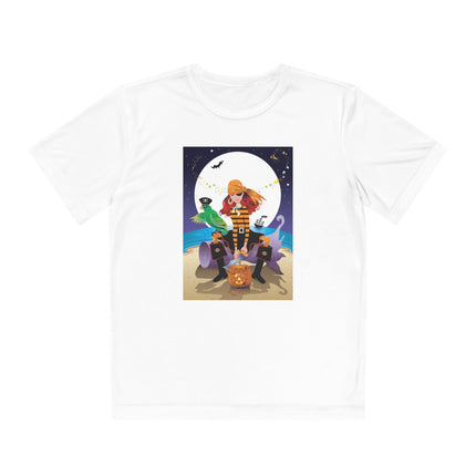 Moonlit Pirate Halloween Youth Competitor Tee