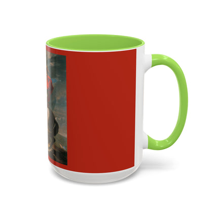 Napoleon Crossing the Alps by Jacques-Louis David Colorful Mugs (11oz, 15oz)