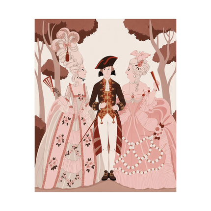 🌸🎭 L'Embarras Du Choix Matte Vertical Poster – George Barbier Art Deco Romantic Intrigue