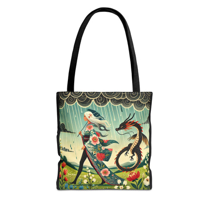 The Dragon Fairy’s Stride Tote Bag – Grace, Strength & Mythic Adventure