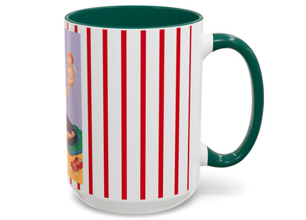Art Deco Christmas Colorful Mugs (11oz, 15oz)