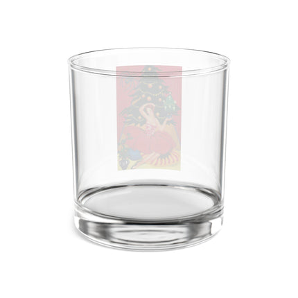 Art Deco Christmas Enchantment Rocks Glass, 10oz
