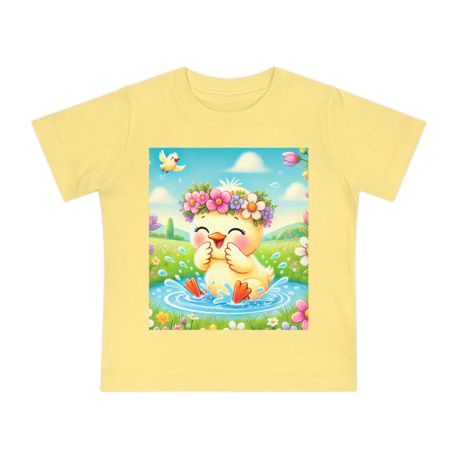 Springtime Splash Duckling Baby T-Shirt – Joyful Moments & Sunny Spring Days
