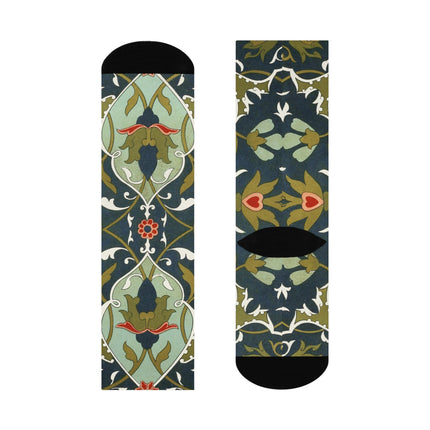 Ornamental Tiles (Pl. 10) from the Afghan Boundary Commission Cushioned Crew Socks