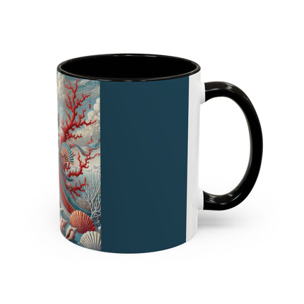 Ladies by the Quiet Sea Colorful Mugs (11oz, 15oz)