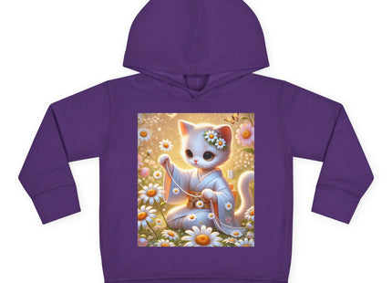 Daisy Chain Whimsy Toddler Pullover Fleece Hoodie