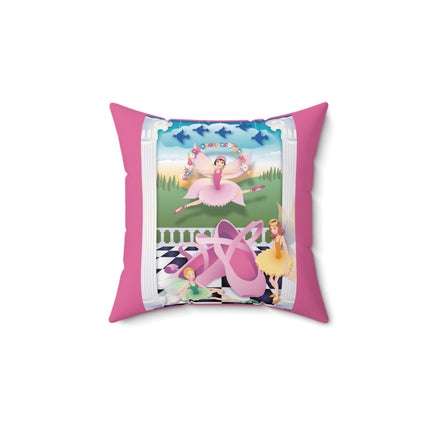 Graceful Enchantment Spun Polyester Square Pillow