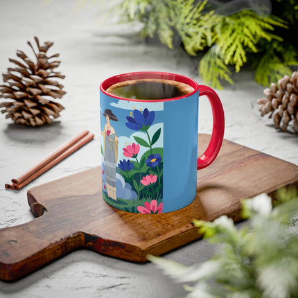 Garden Of New Beginnings Colorful Mugs – Art Deco Floral Elegance