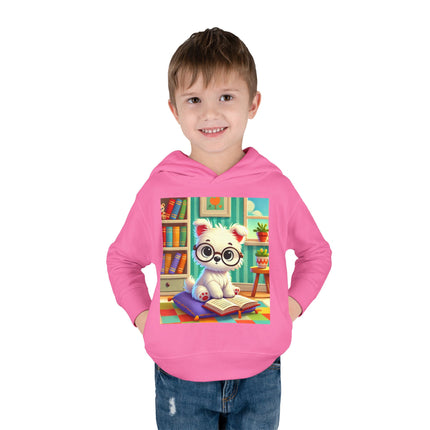 Little Scholar Pup Toddler Pullover Fleece Hoodie