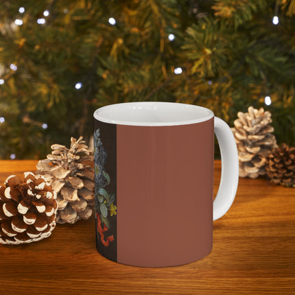 Flower Branch by Barbara Regina Dietzsch Ceramic Mug 11oz