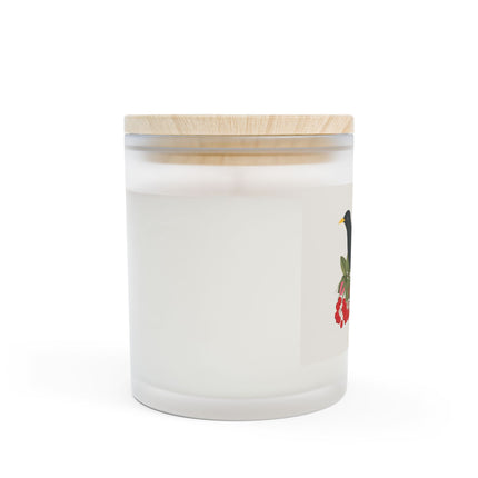 Blackbird & Rose Frosted Glass Candle