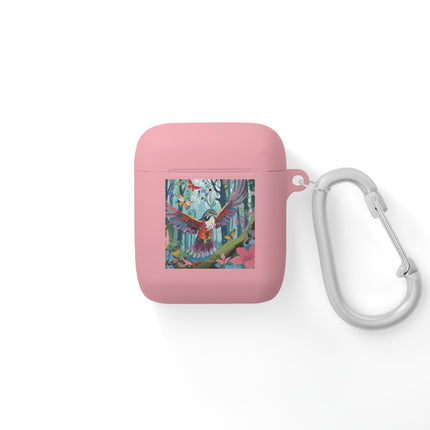 A Colorful Raptor AirPods Case Cover