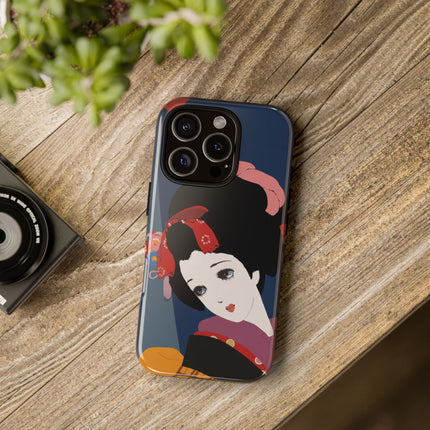 Geisha Portrait Phone Case – Elegant Beauty & Timeless Grace