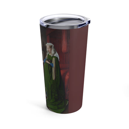 Arnolfini Portrait by Jan Van Eyck Tumbler 20oz