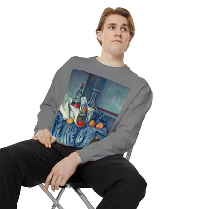 The Peppermint Bottle by Paul Cézanne Unisex Garment-Dyed Sweatshirt