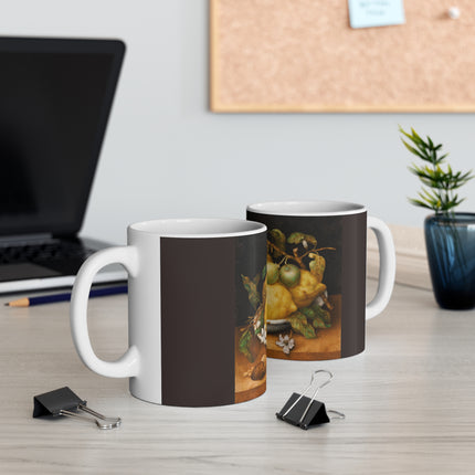 Still Life with Bowl of Citrons by Giovanna Garzoni Ceramic Mug 11oz