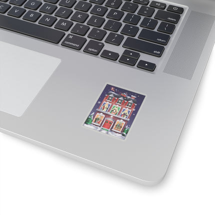 A Christmas Eve Celebration Kiss-Cut Stickers (4 Sizes)