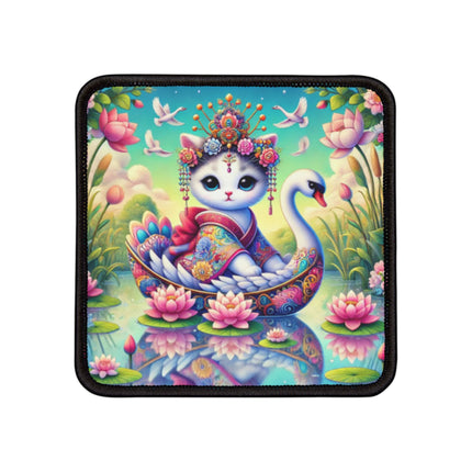 Geisha Kitten’s River Voyage Iron-On Patches