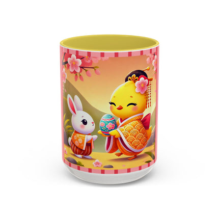 Whimsical Springtime Exchange Colorful Mugs (11oz, 15oz)