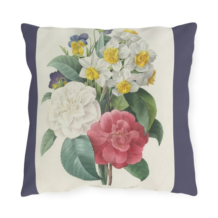 Choix des plus belles fleurs, Plate 015 by Pierre Joseph Redouté Outdoor Pillows