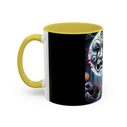 Geisha’s Black Ink Tears Colorful Mugs (11oz, 15oz)