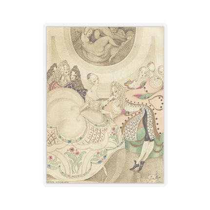 Sur talons rouges (On Red Heels) pl 01 by Gerda Wegener Kiss-Cut Stickers (4 Sizes)