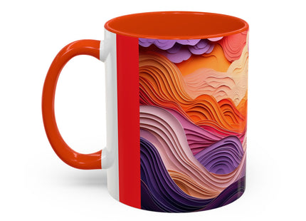 Dramatic Sunset Sky Colorful Mugs (11oz, 15oz)