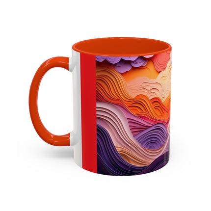 Dramatic Sunset Sky Colorful Mugs (11oz, 15oz)